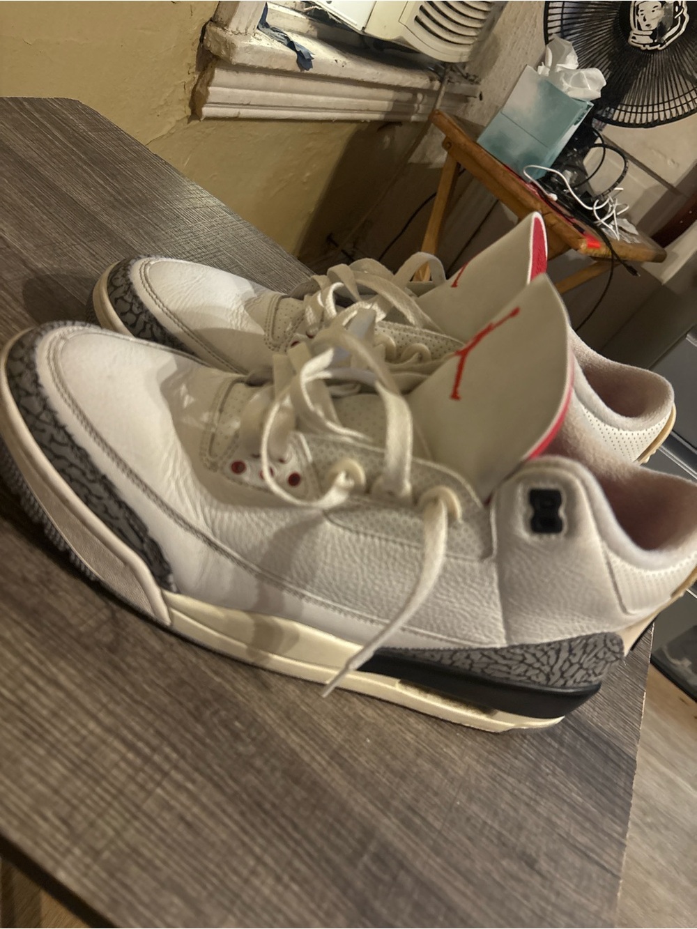 Nike Air Jordan 3 Retro White Cement Reimagined Size 12